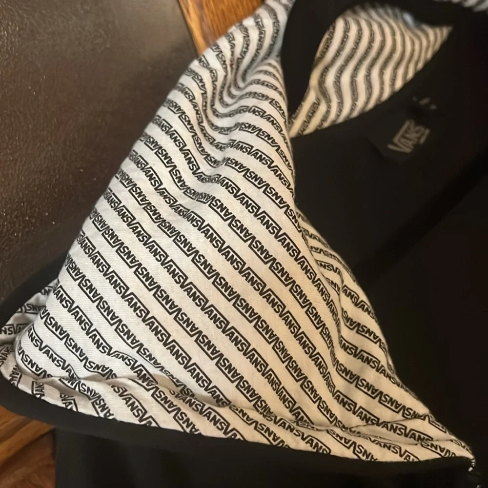 Men’s Vans Black Zip Hoodie Sweatshirt - Picture 9 of 11